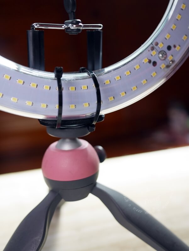 自製環狀燈-友照明12W LED環型燈管-可架腳架