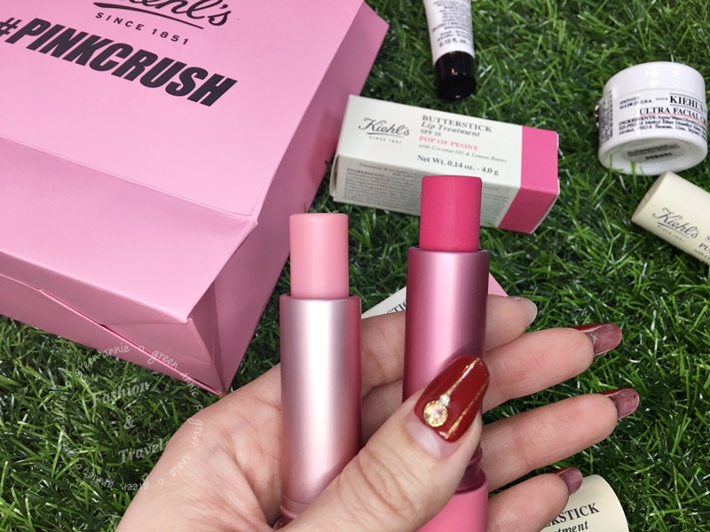 Kiehl’s - PinkCrush檸檬奶油護唇膏亮桃紅與櫻花粉