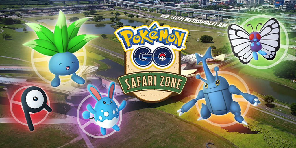Pokémon GO Safari Zone 寶可夢大師，十月快閃三重大都會公園，稀有寶可夢將現身三重、新店、中和、淡水等地