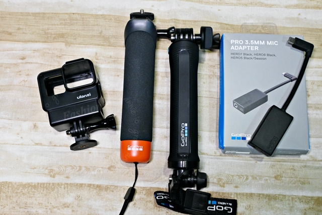 JOBY GorillaPod 3K Pro Kit、 RODE Video Micro 指向性麥克、PD快裝背帶、GoPro三向多功能手持桿和麥克風接頭 AAMIC-001
