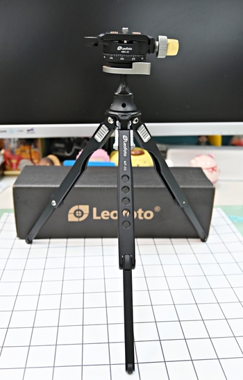 腳架推薦：徠圖LeofotoMT-03腳架搭配MBC-20球型雲台，手機、相機都適用
