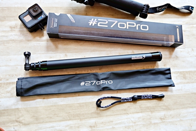 【開箱】#270Pro BACKPACK S 第三代碳纖維自拍桿，可用在GOPRO、360相機