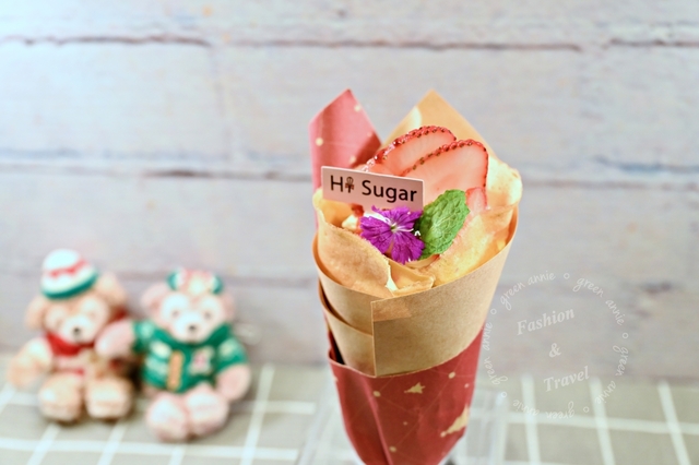 甜點推薦：嗨糖日式可麗餅，可麗餅化身成可愛花束，好吃又特別-捷運中山站