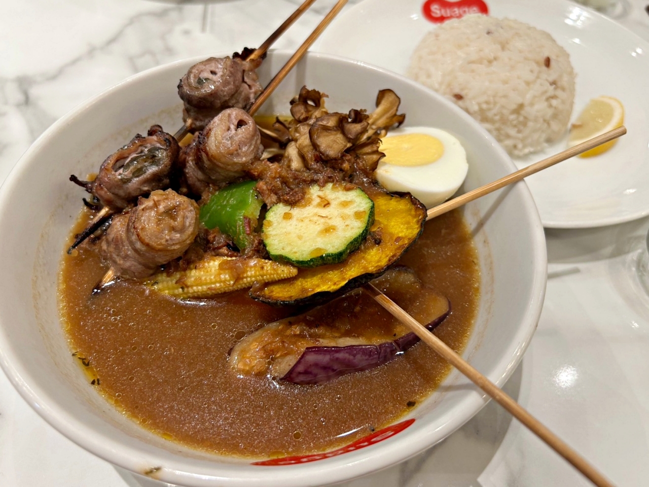 美麗華美食：Suage北海道湯咖哩，不惜成本自北海道進口湯咖哩中食材