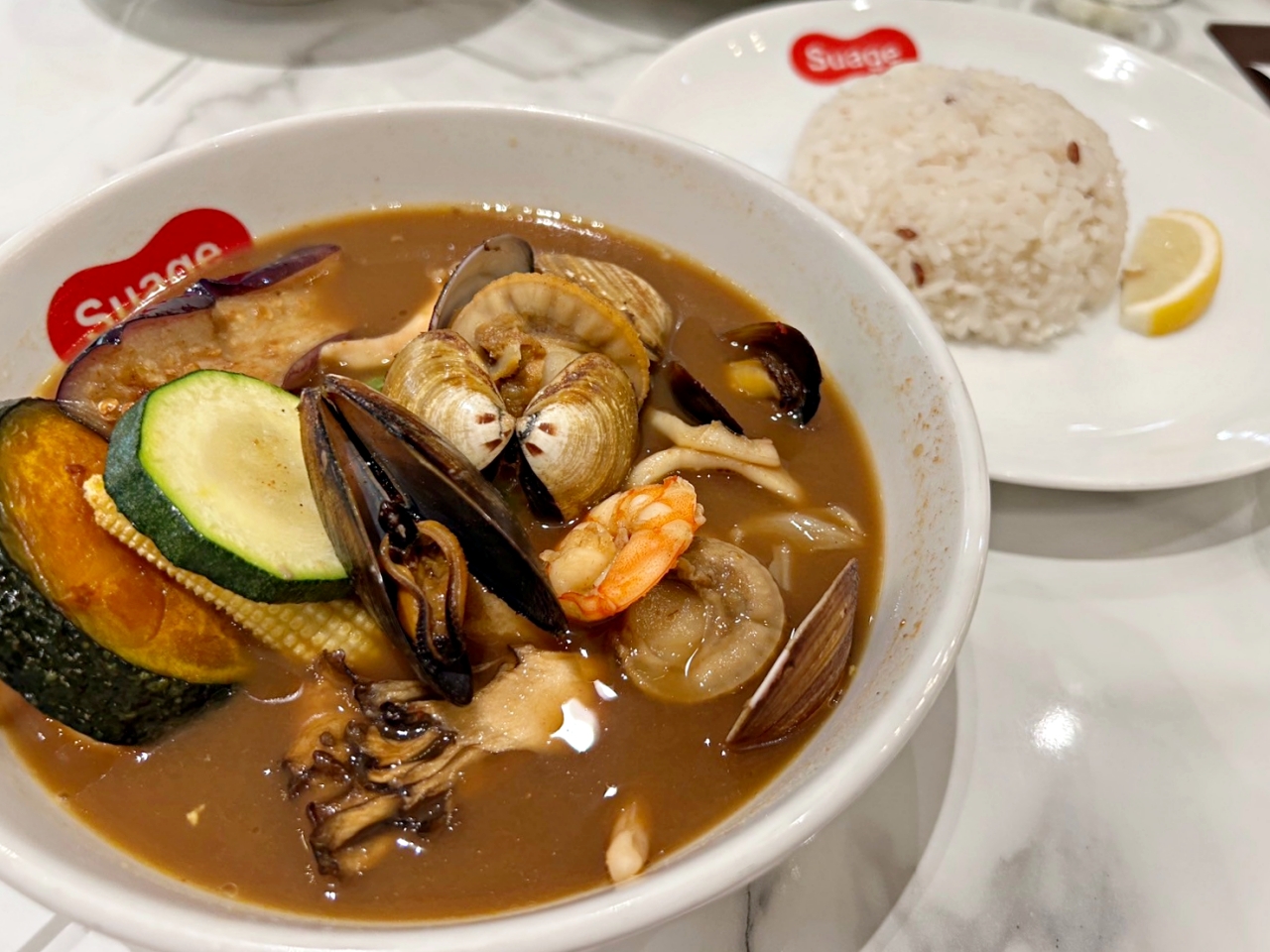 美麗華美食：Suage北海道湯咖哩，不惜成本自北海道進口湯咖哩中食材