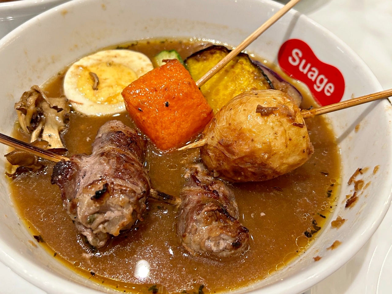 美麗華美食：Suage北海道湯咖哩，不惜成本自北海道進口湯咖哩中食材