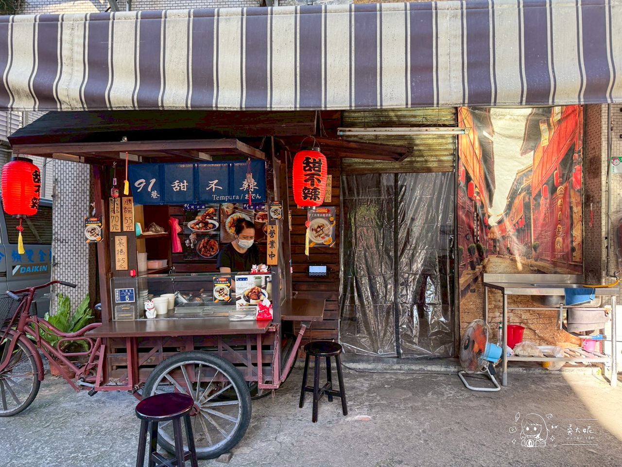龍山寺美食：91巷甜不辣，甜不辣好吃菜捲也很值得嚐嚐