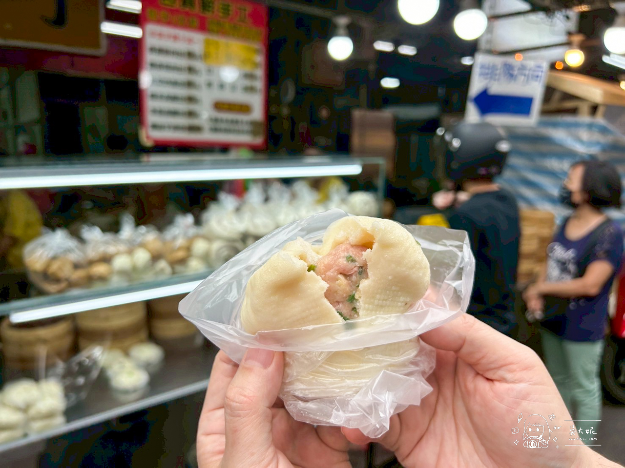 板橋華江黃昏市場排隊美食，包真鮮手工包子水餃-近捷運江子翠